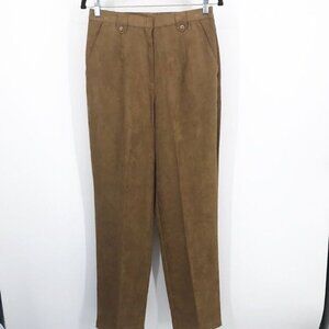 Napa Valley Cognac Faux Suede Pants Vintage Size 8
